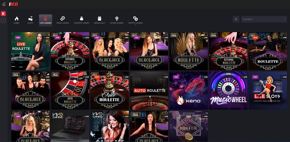 1Red Casino Live in Australia