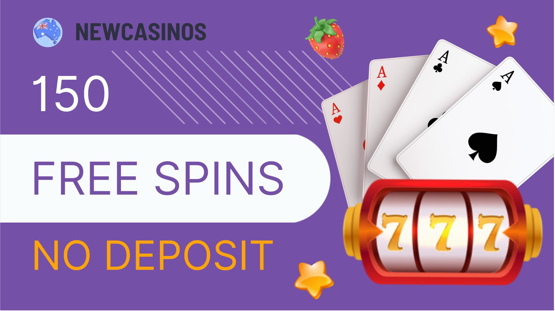 150 Free spins No Deposit in Australia 2024 Gamblenator.com