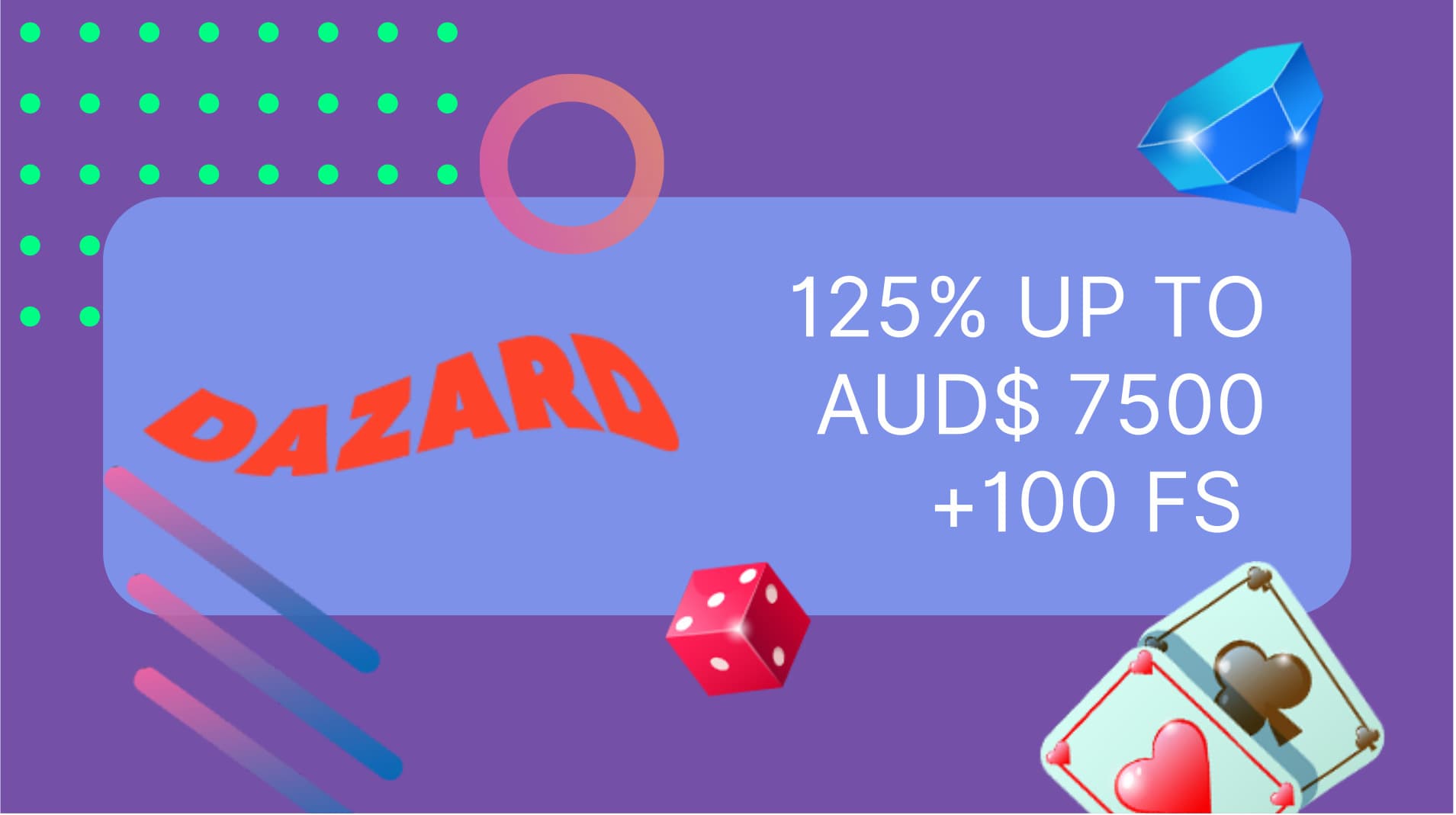 Dazard Casino No Deposit Bonus – Get 100 Free Spins in 2024 Gamblenator.com