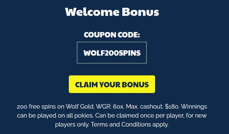 How to Claim $200 No Deposit Bonus or 200 Free Spins